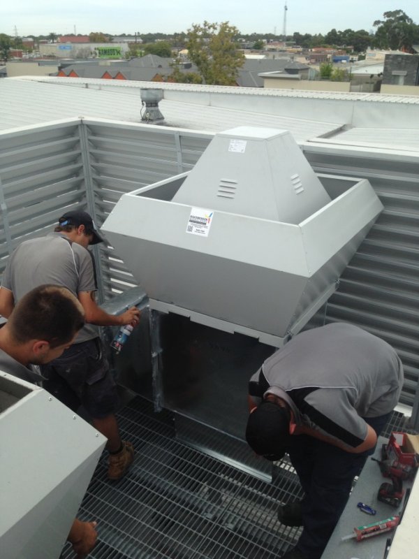 Upgraded Kitchen Exhaust Fan to Improve Air Flow and Performance NDMS