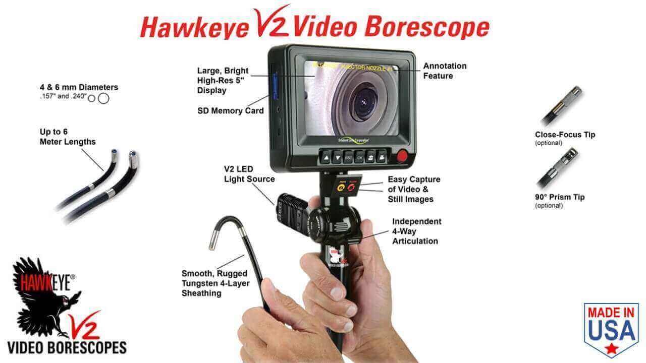 Hawkeye vs Milwaukee Comparison of Borescope NDTKITS