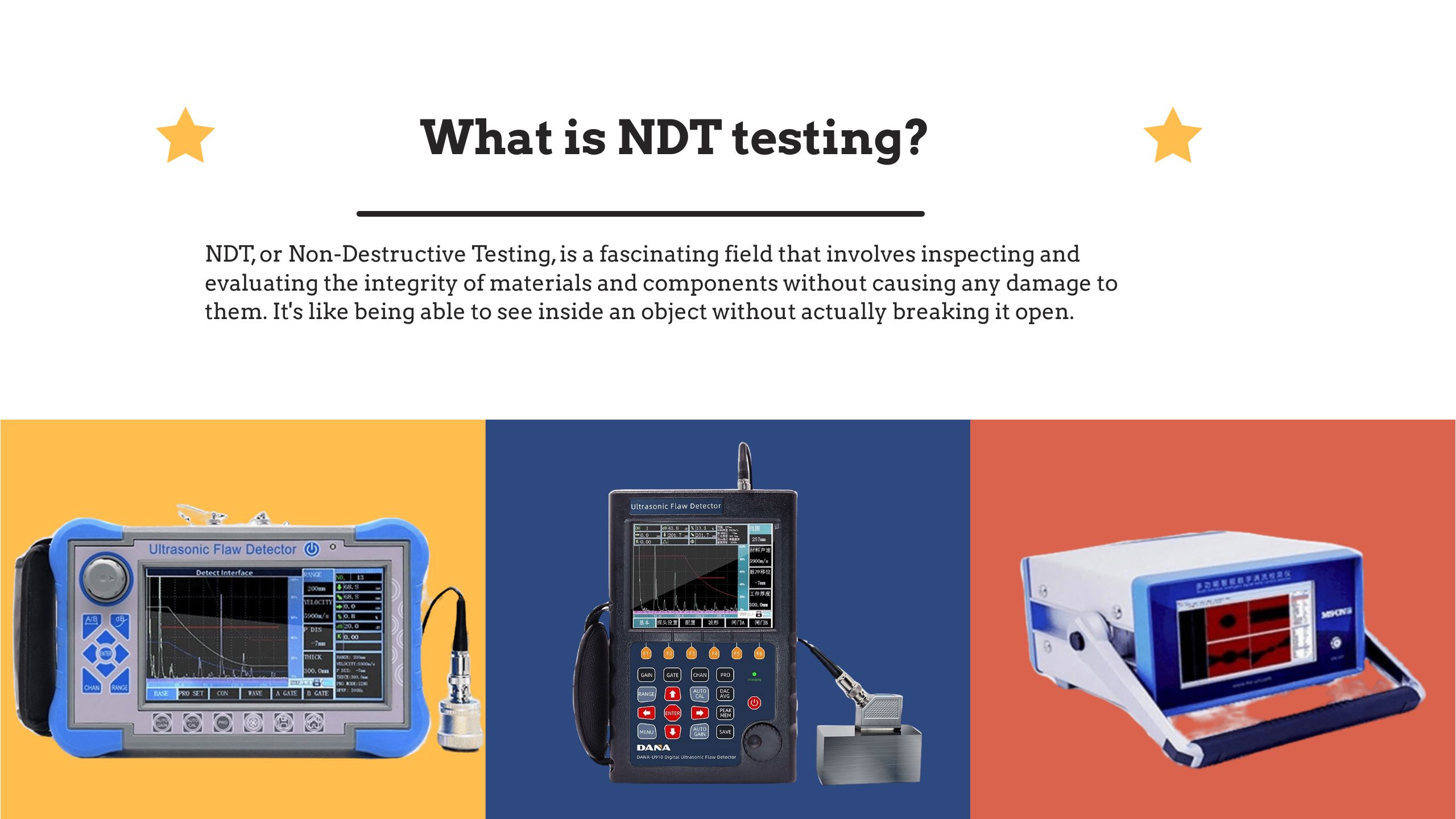 What Is NDT Testing? Nondestructive Testing Equipment Supplier