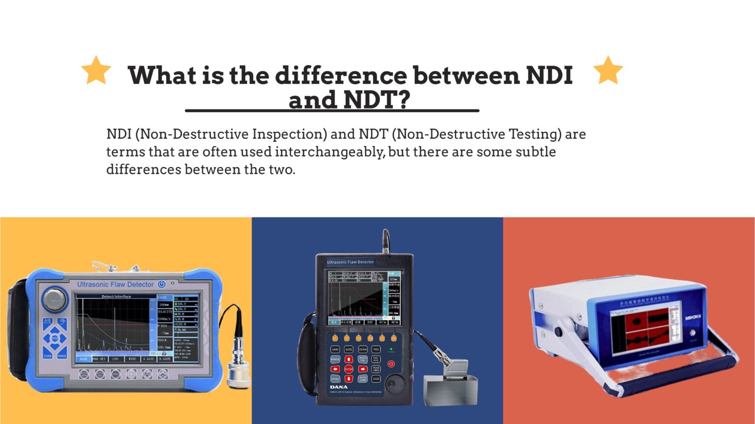 What Is The Difference Between NDI And NDT? Nondestructive Testing