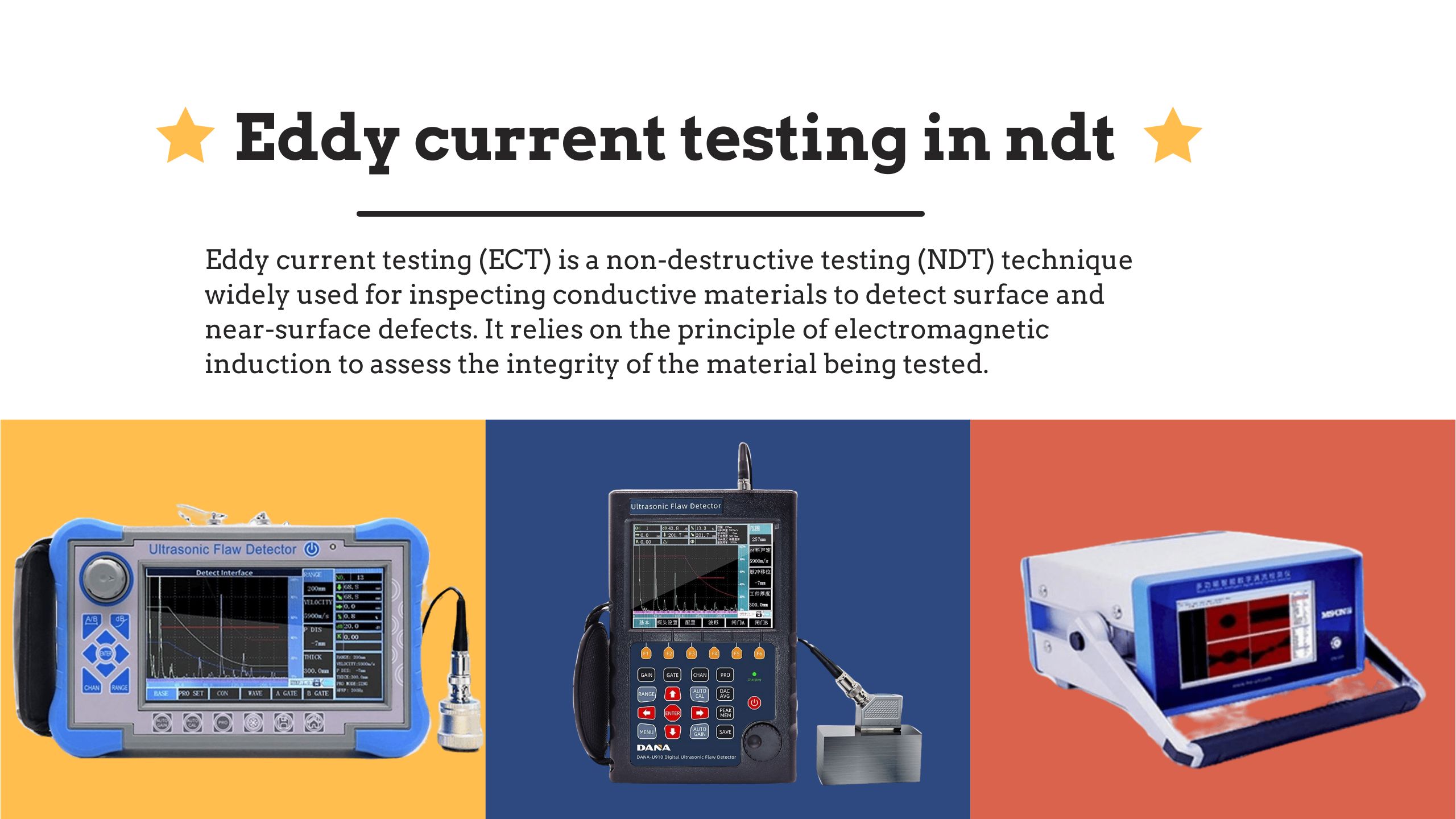 Eddy Current Testing In Ndt Nondestructive Testing Equipment