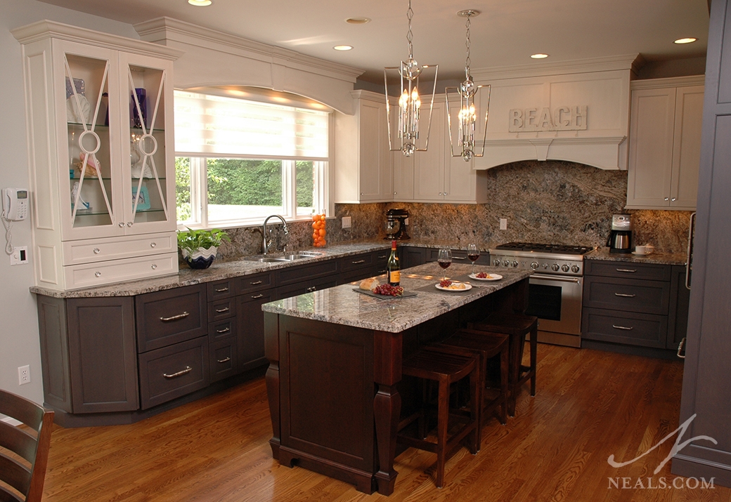 ThreeColor Transitional Kitchen