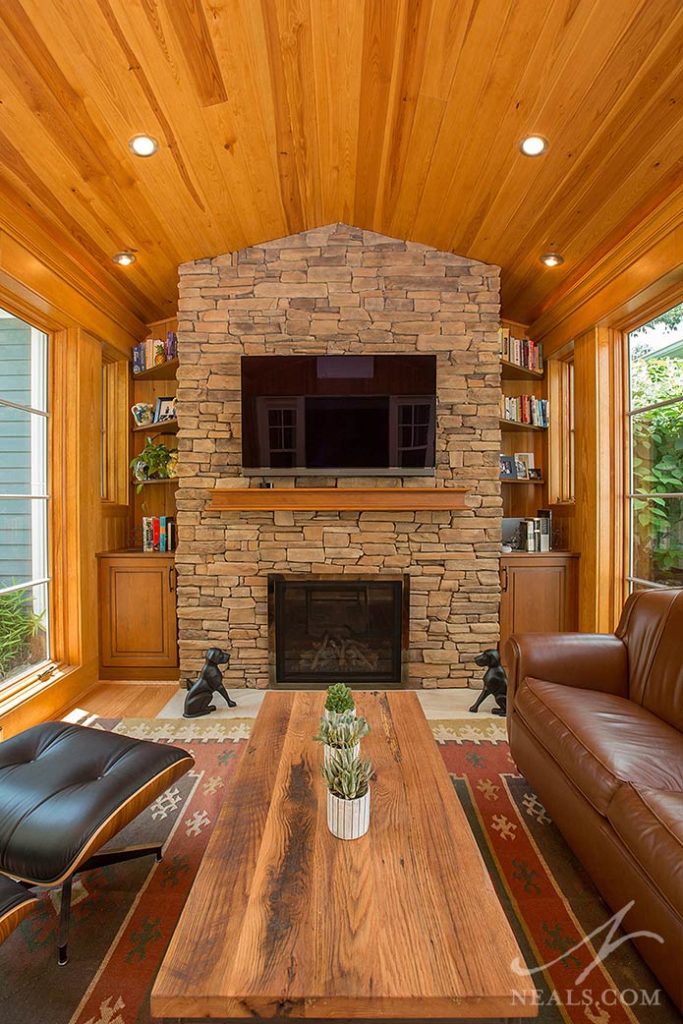 Rustic Traditional Sunroom Addition « Neals Design & Remodel