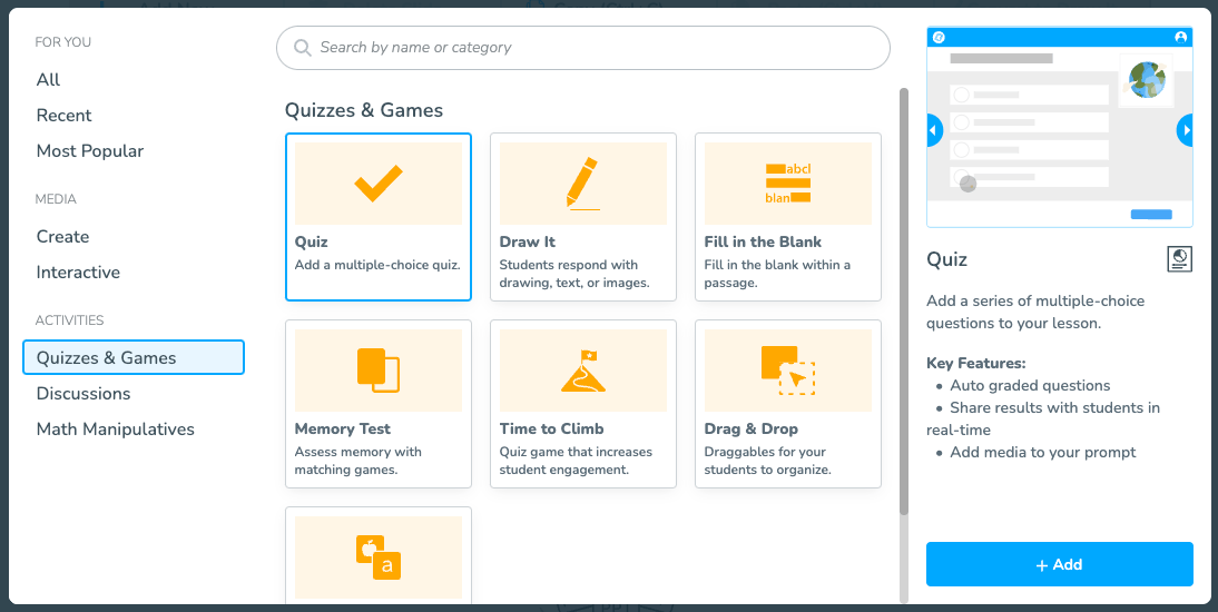 Monitor student progress with realtime formative assessment data
