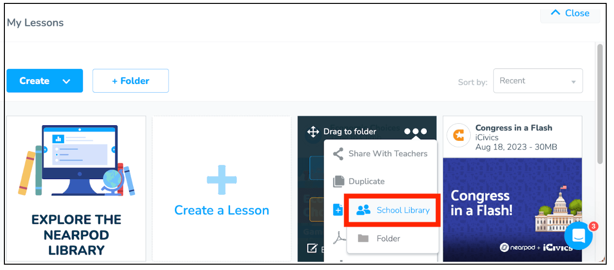 How to use the School Library (for Silver, Gold, and Platinum