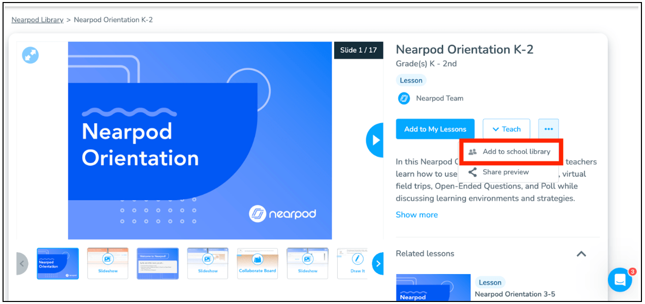 How to use the School Library (for Silver, Gold, and Platinum