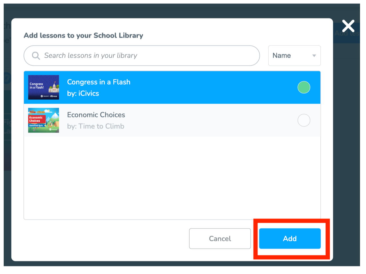 How to use the School Library (for Silver, Gold, and Platinum