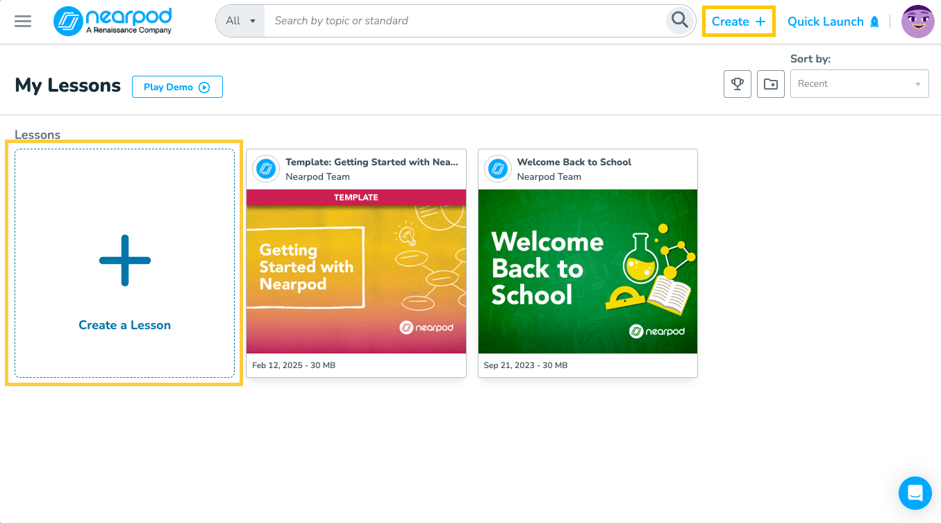 Create a Nearpod lesson Nearpod Student Engagement Platform