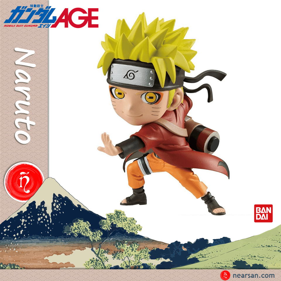 Mô Hình Ninja Naruto Shippuden Chibi Masters BANDAI Mini Near San