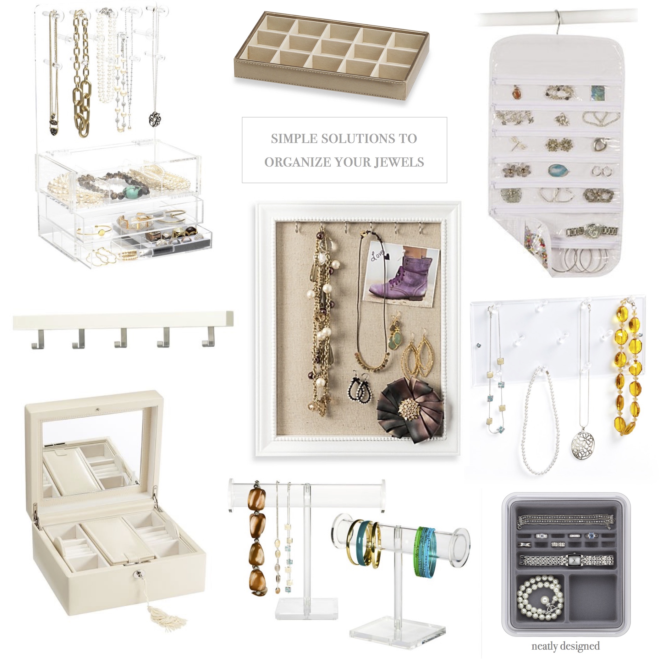 Simple Solutions To Organize Your Jewelry On River City Live Neatly Designed