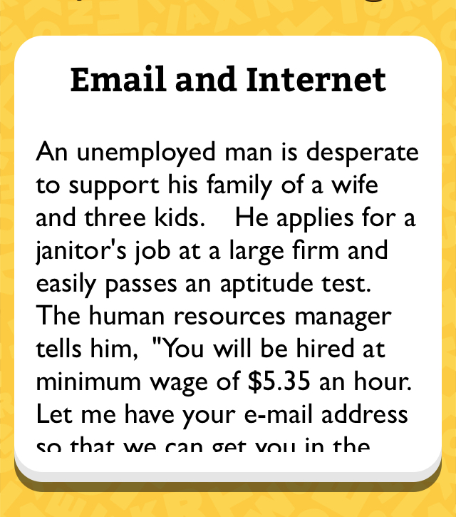 Email and Funny Long Jokes