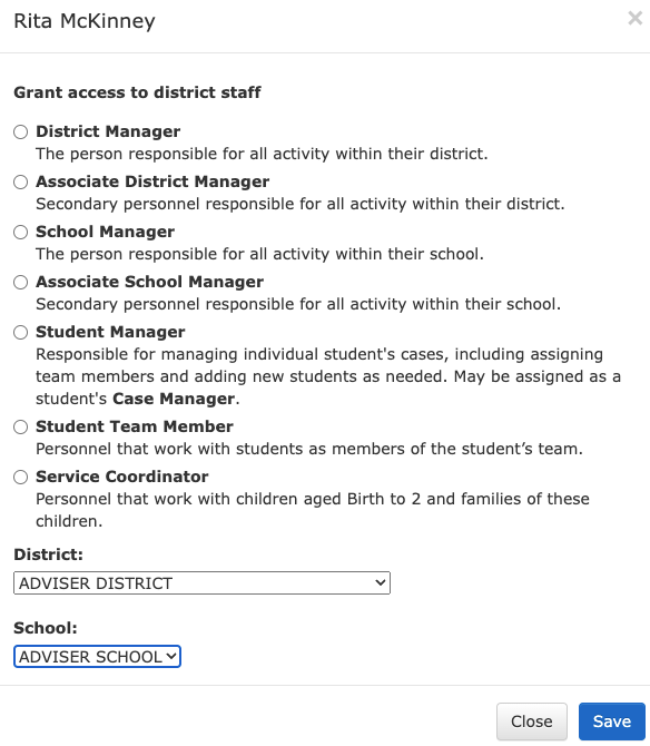 NebraskaCloud Helpdesk District Manager as a Student's Case Manager