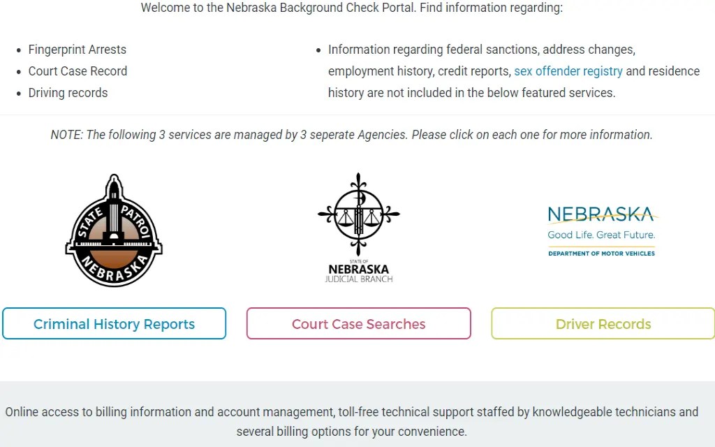 Search Nebraska State Records (Free Public Information)