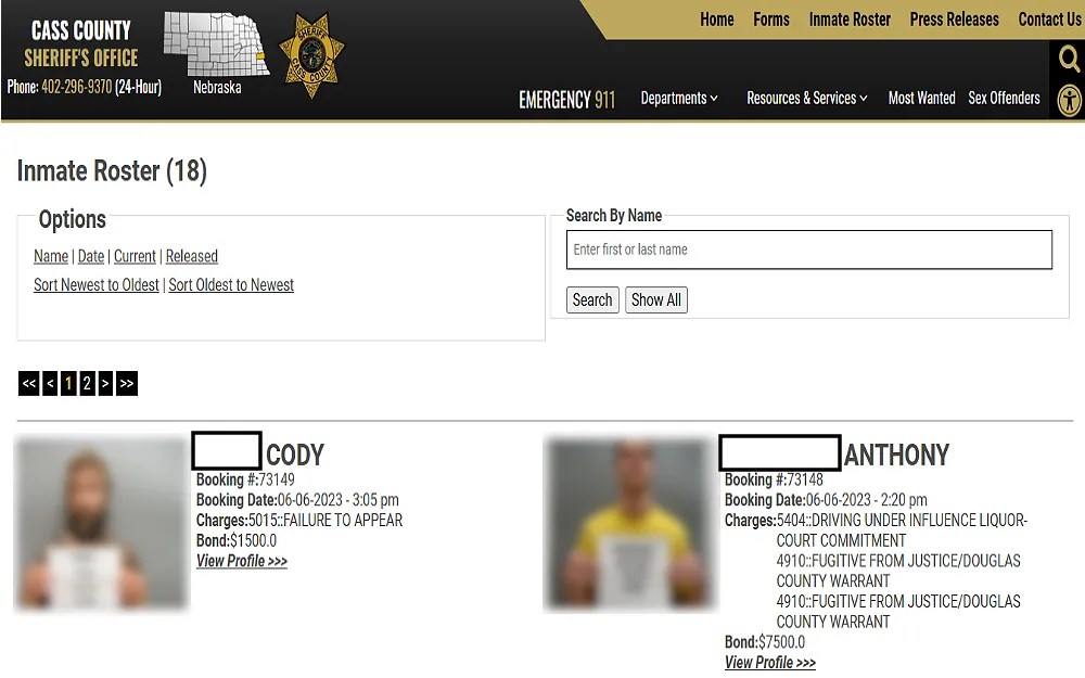 Free Nebraska Criminal & Arrest Records Search All NE Counties