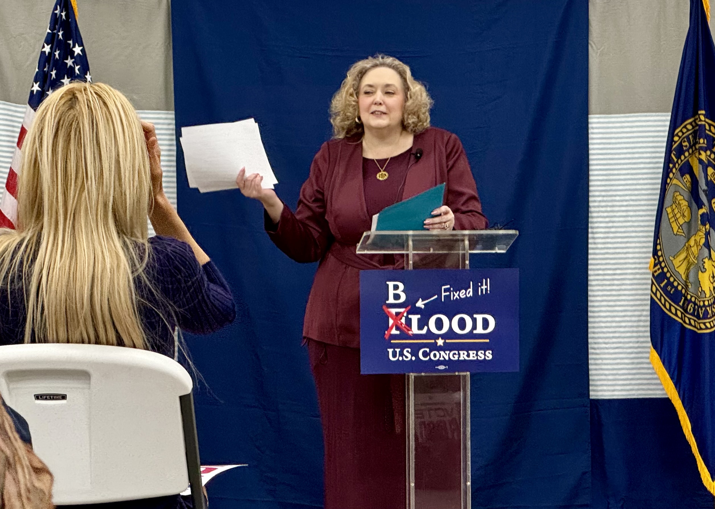 Blood kicks off bid against Flood in Nebraska's 1st District U.S. House