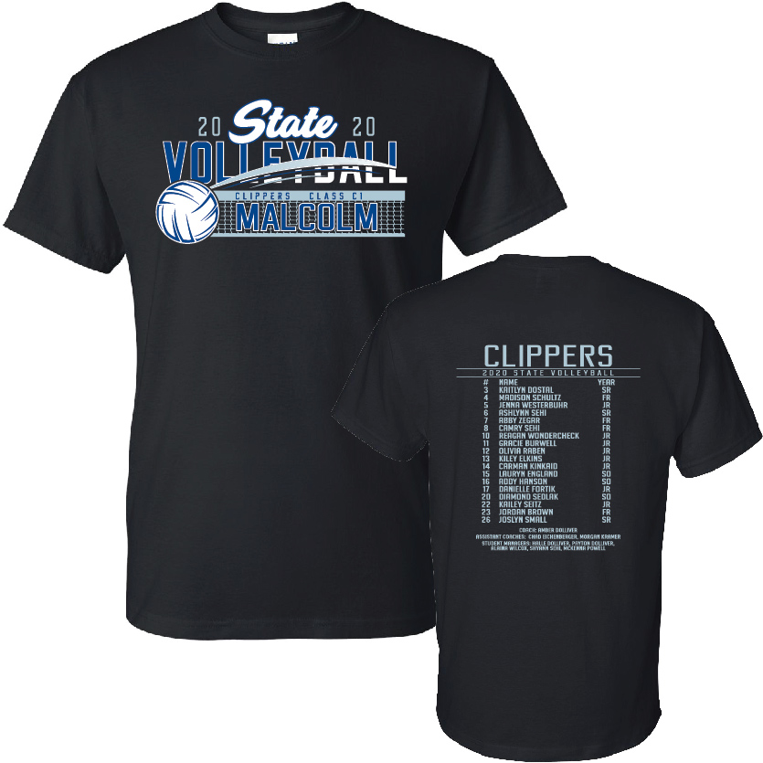 Malcolm State Volleyball — Custom Sports