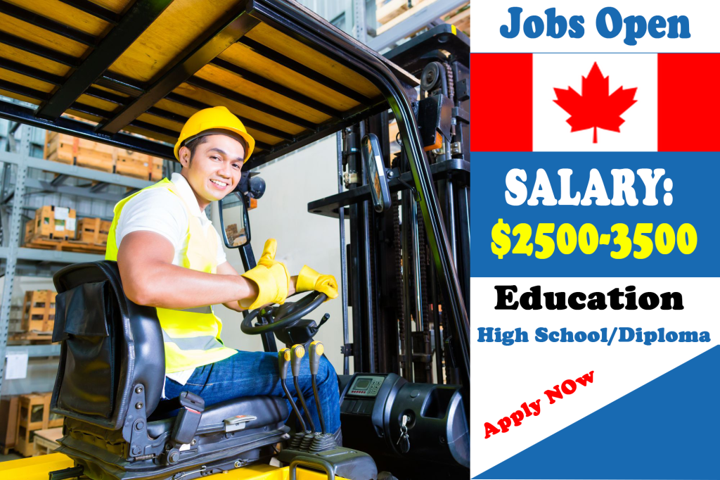 Forklift Jobs in Canada with Visa Sponsorship Neb Student