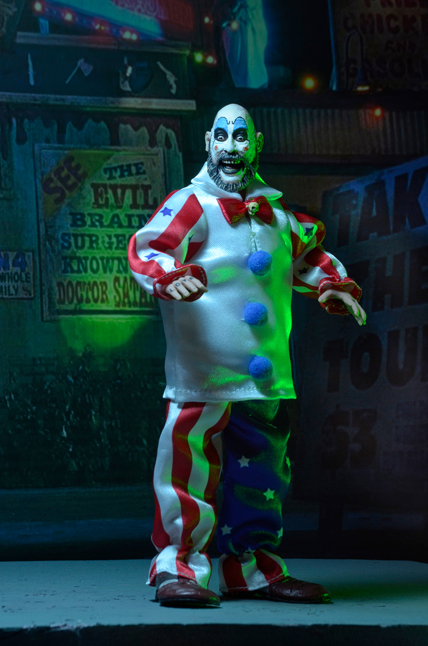 House of 1000 Corpses 8″ Clothed Action Figure Captain Spaulding