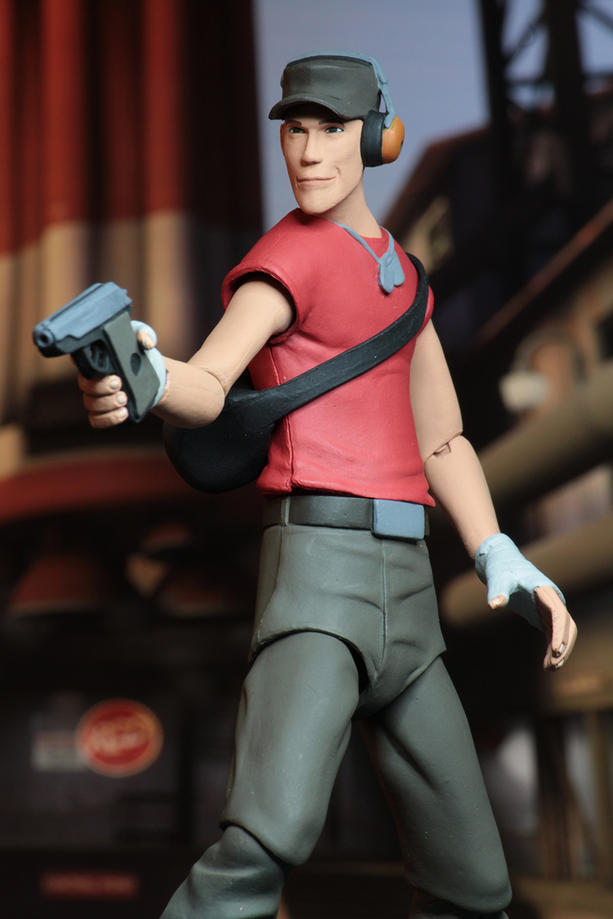 Team Fortress 2 7″ Scale Action Figures Series 4 RED
