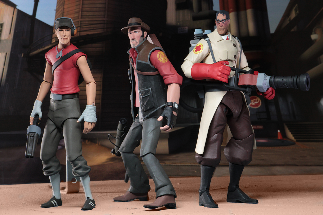 Team Fortress 2 7″ Scale Action Figures Series 4 RED