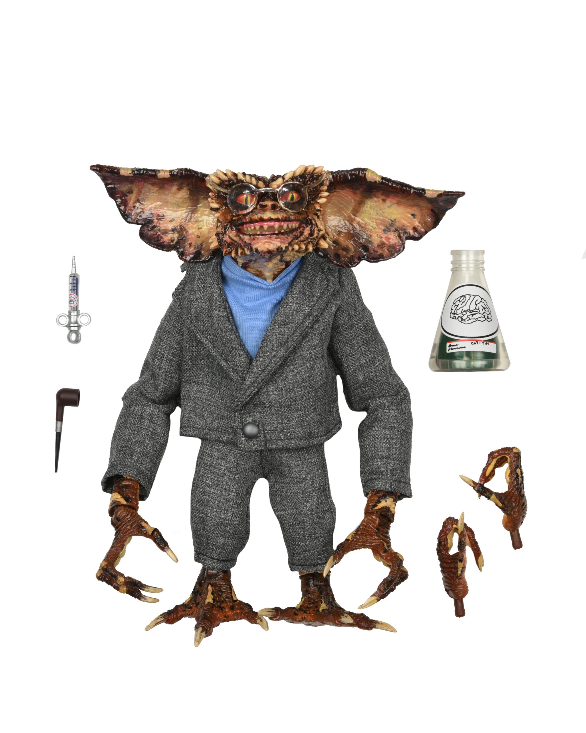 Gremlins 2 7″ Scale Action Figure Ultimate Brain Gremlin