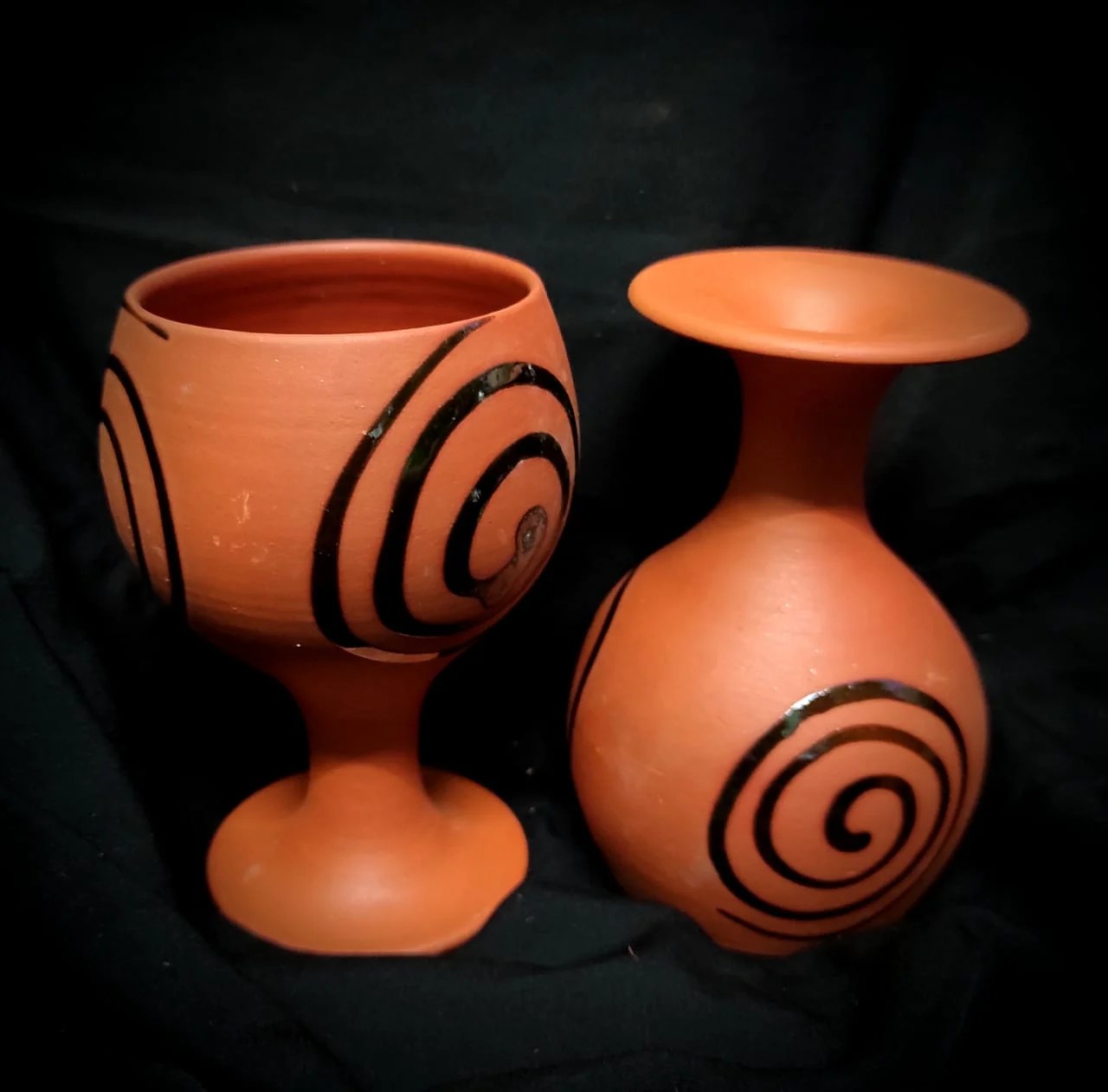 Terracotta Wine Glass Necessity eStore Best Handicraft Best Price