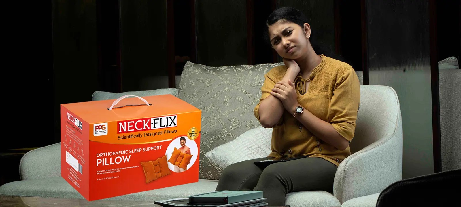 NeckflixScientifically Designed Pillows For Neck Pain Order Online