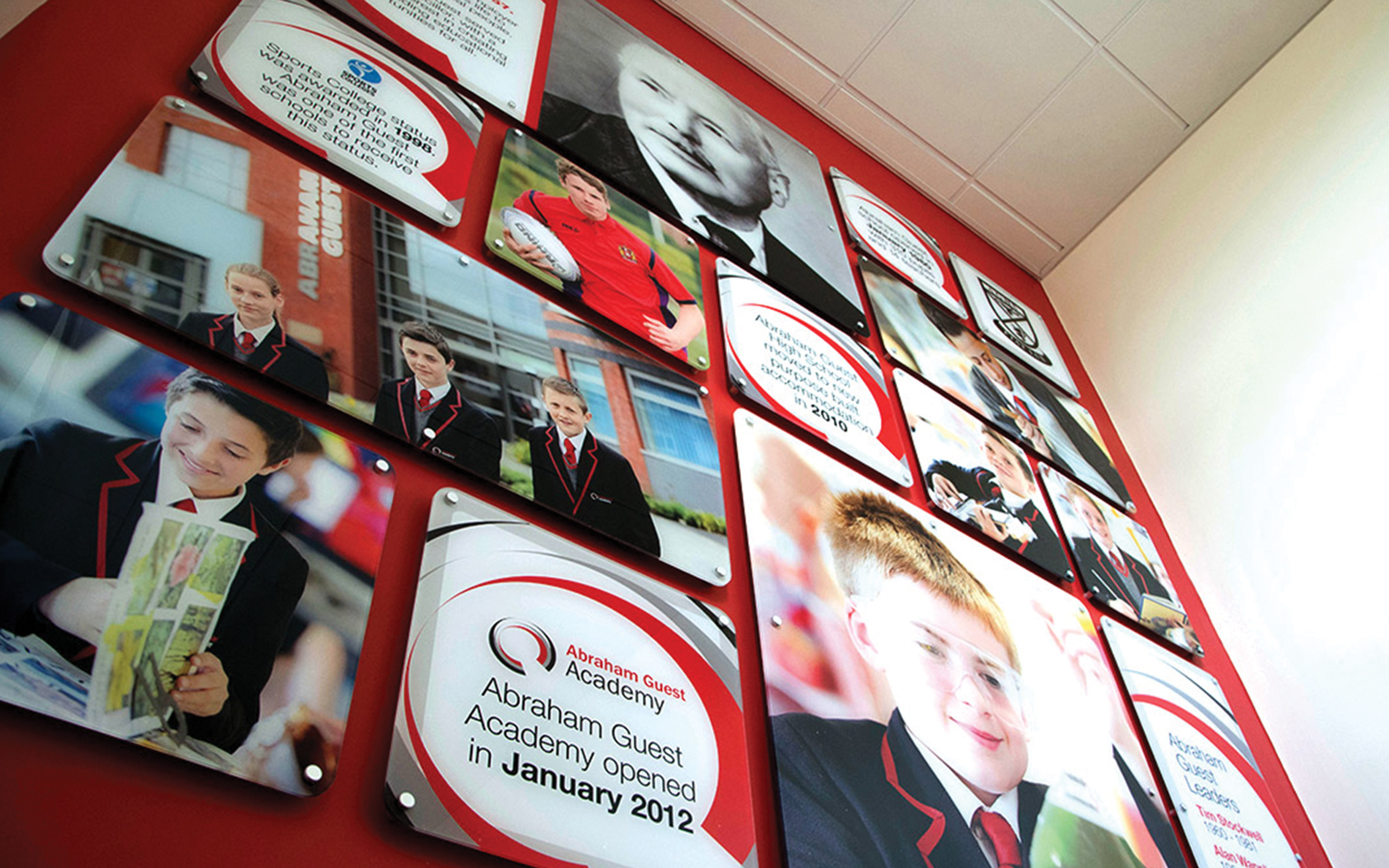 Abraham Guest High School Nectar Creative Graphic Design . sites . Branding . Signage