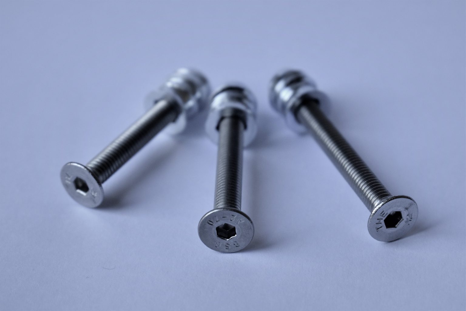 HexDrive BoltOn Neck Guitar Screws and Inserts for Strat, Tele and Bass , different sizes