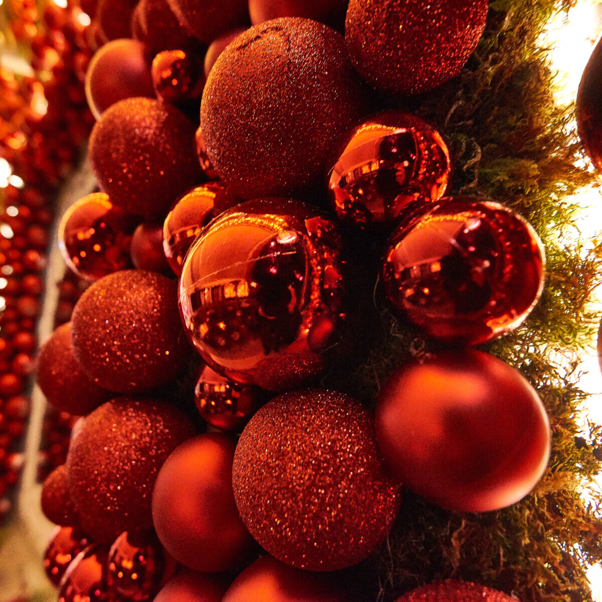 Christmas Decoration Balls Red Home Decoration