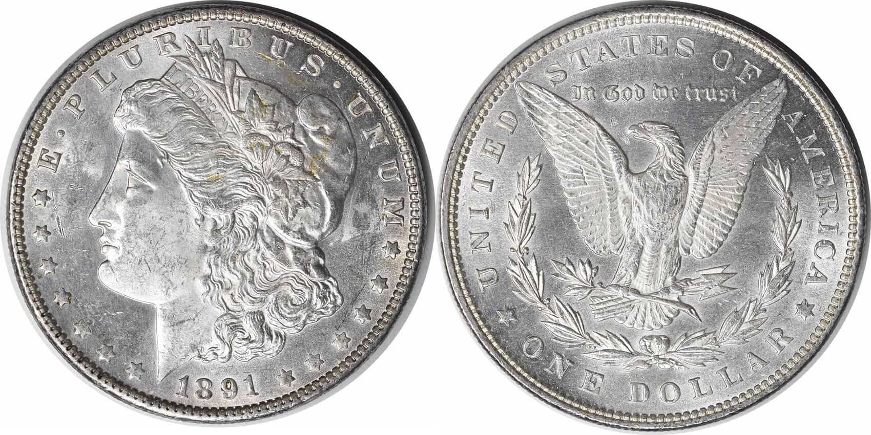 1891 Silver Dollar Value are “CC”, "O",“S”, No mint mark worth money?
