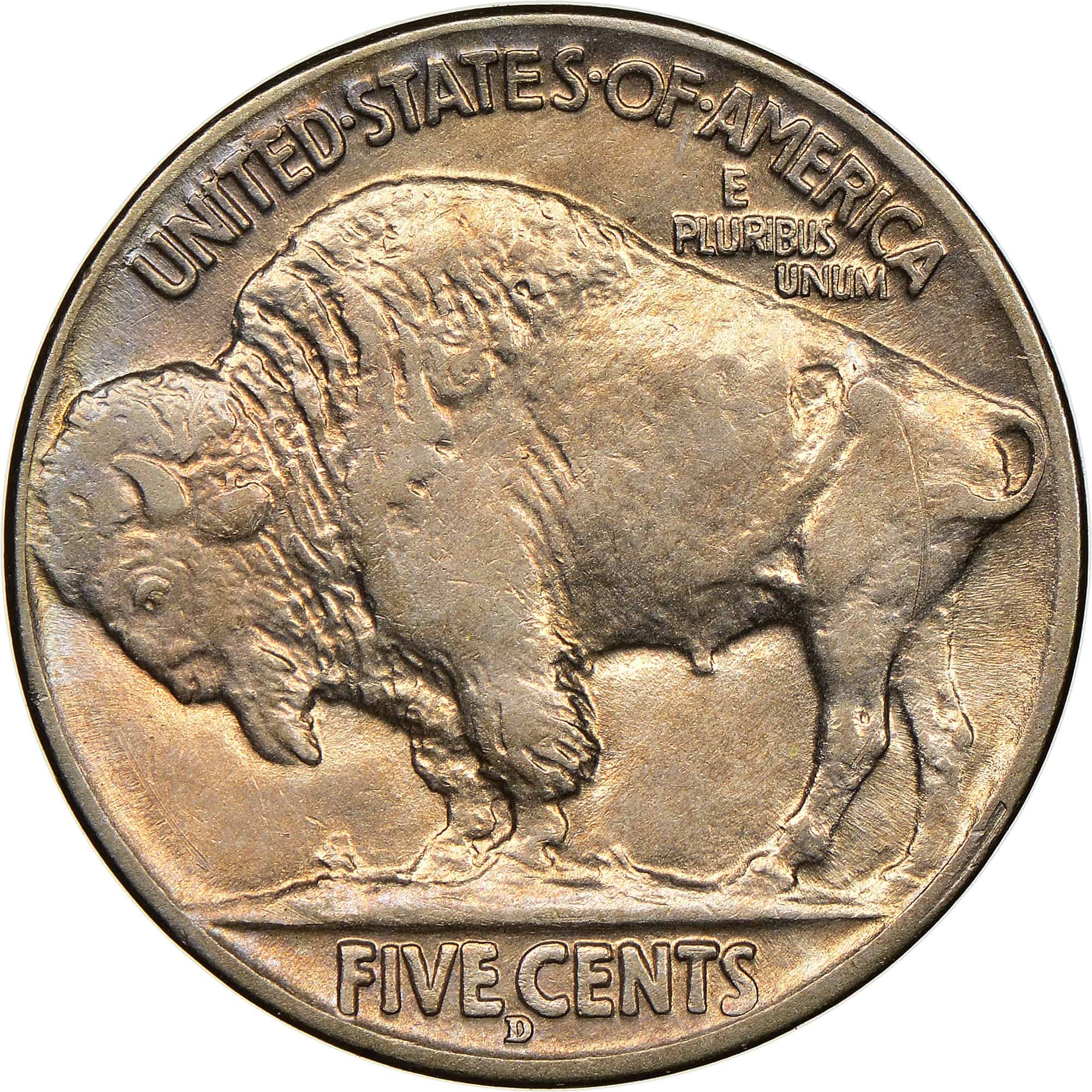 1913 Buffalo Nickel Value are "D", "S", No mint mark worth money?