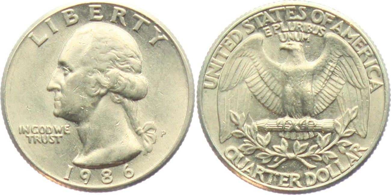 1986 Quarter Value are "P", "S", "D" mint mark worth money?