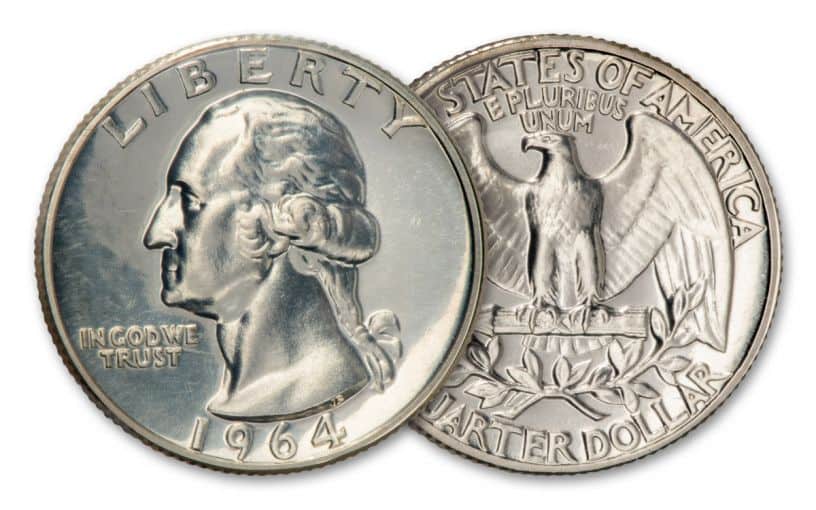 1964 Quarter Value are "D", "S", No mint mark worth money?