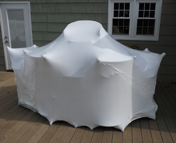 Shrink Wrapping Outdoor Furniture Before & After Photo Gallery