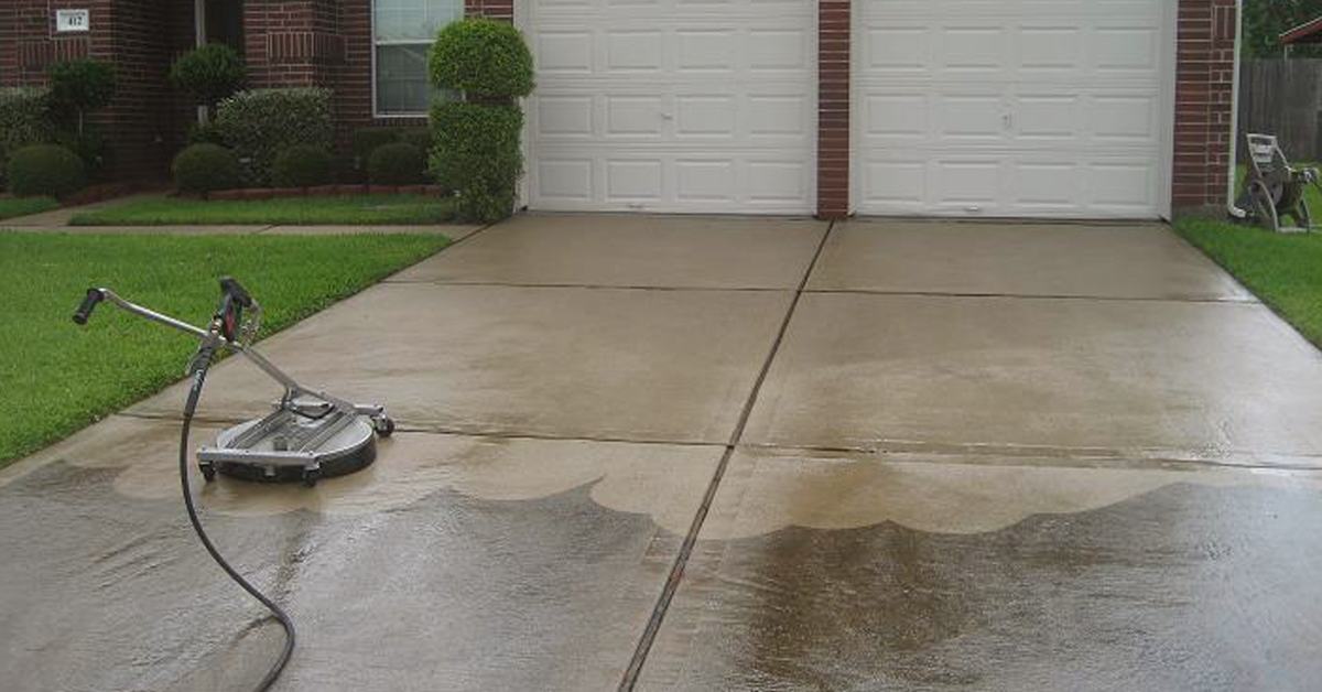 Professional Residential Driveway Washing Services