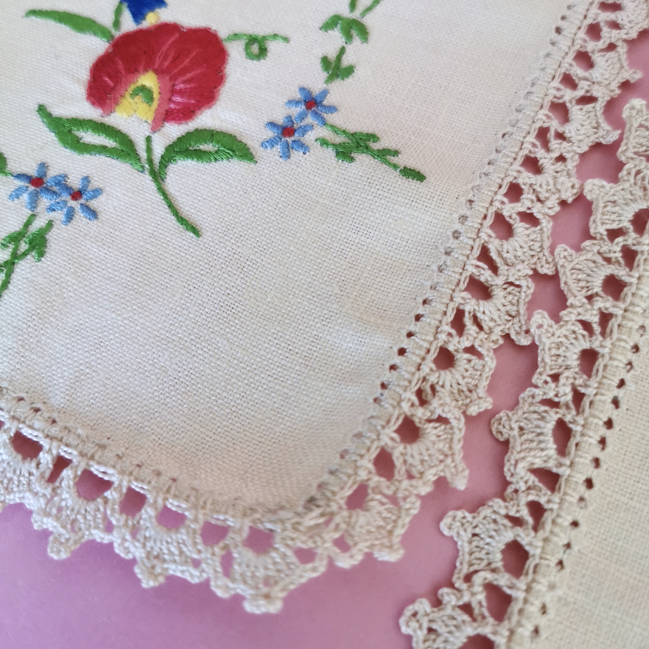Vintage Hand Embroidered Linens (Per set) Needful Things Online