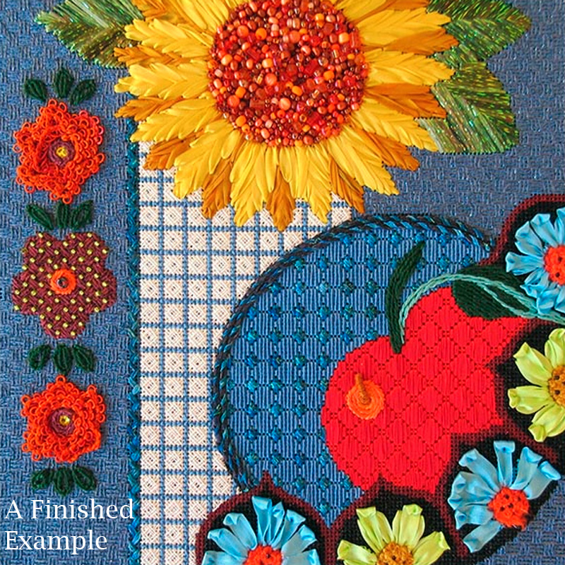 NeedlepointUS Leigh Designs Handpainted Needlepoint Canvases Baja