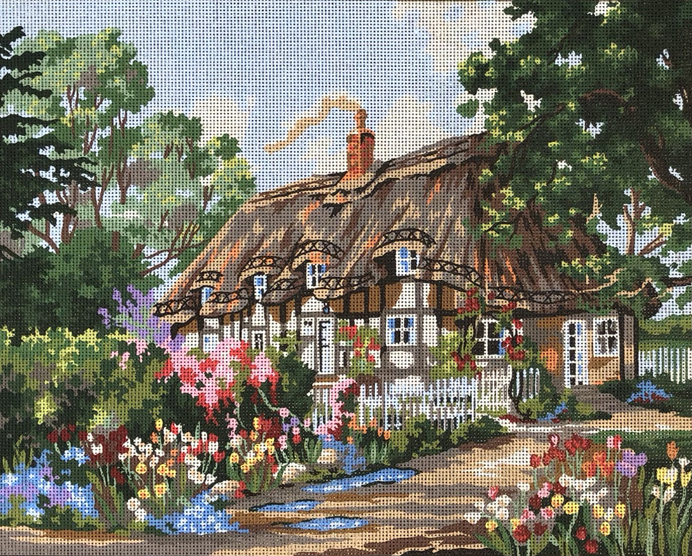 NeedlepointUS Tulip Time by Marty Bell, Tapestries, PEG816