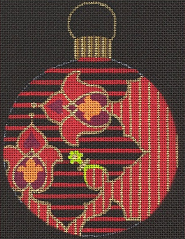 NeedlepointUS Leigh Designs Handpainted Needlepoint Canvases Russian Dynasty Ornaments