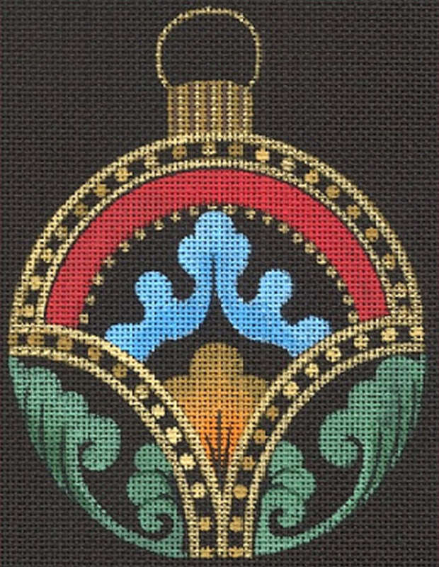 NeedlepointUS Leigh Designs Handpainted Needlepoint Canvases Russian Dynasty Ornaments