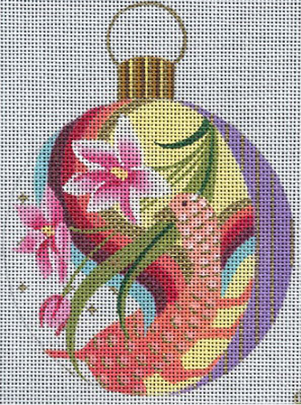 NeedlepointUS Leigh Designs Handpainted Needlepoint Canvases Byzantine Dynasty Ornaments