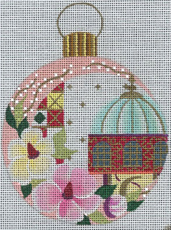 NeedlepointUS Leigh Designs Handpainted Needlepoint Canvases Byzantine Dynasty Ornaments