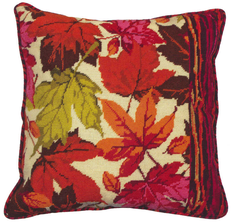 NeedlepointUS Worldclass Needlepoint Fall Leaves Needlepoint