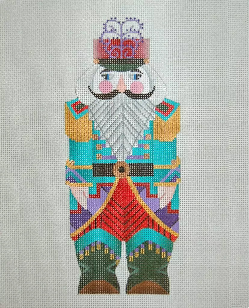 NeedlepointUS Russian Nutcracker Hand Painted Needlepoint Canvas