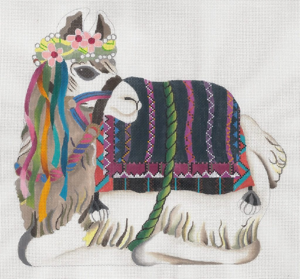 NeedlepointUS Llama Canvas Hand Painted Needlepoint Canvas from dede