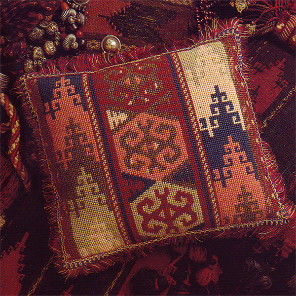 NeedlepointUS Glorafilia Needlepoint Terracotta Cushion Kit