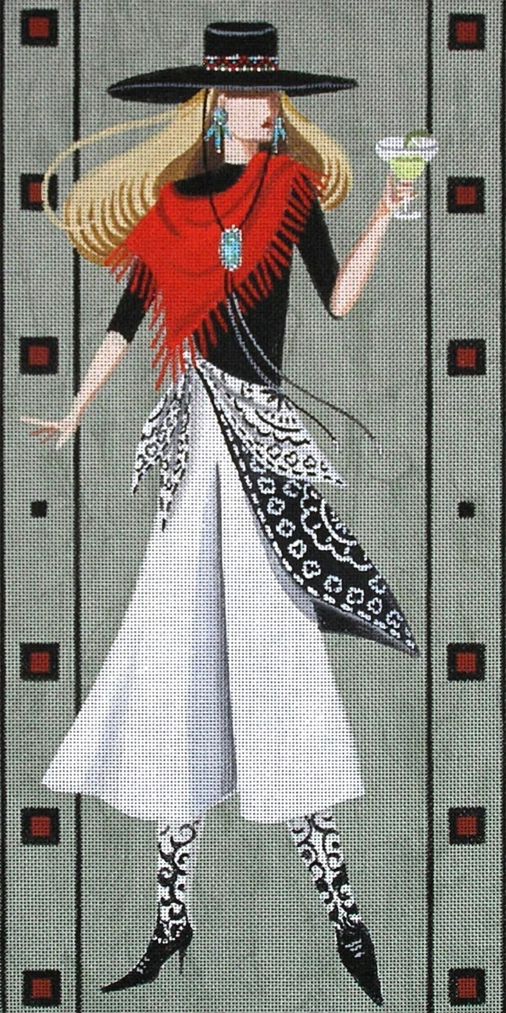 NeedlepointUS Leigh Designs Handpainted Needlepoint Canvases