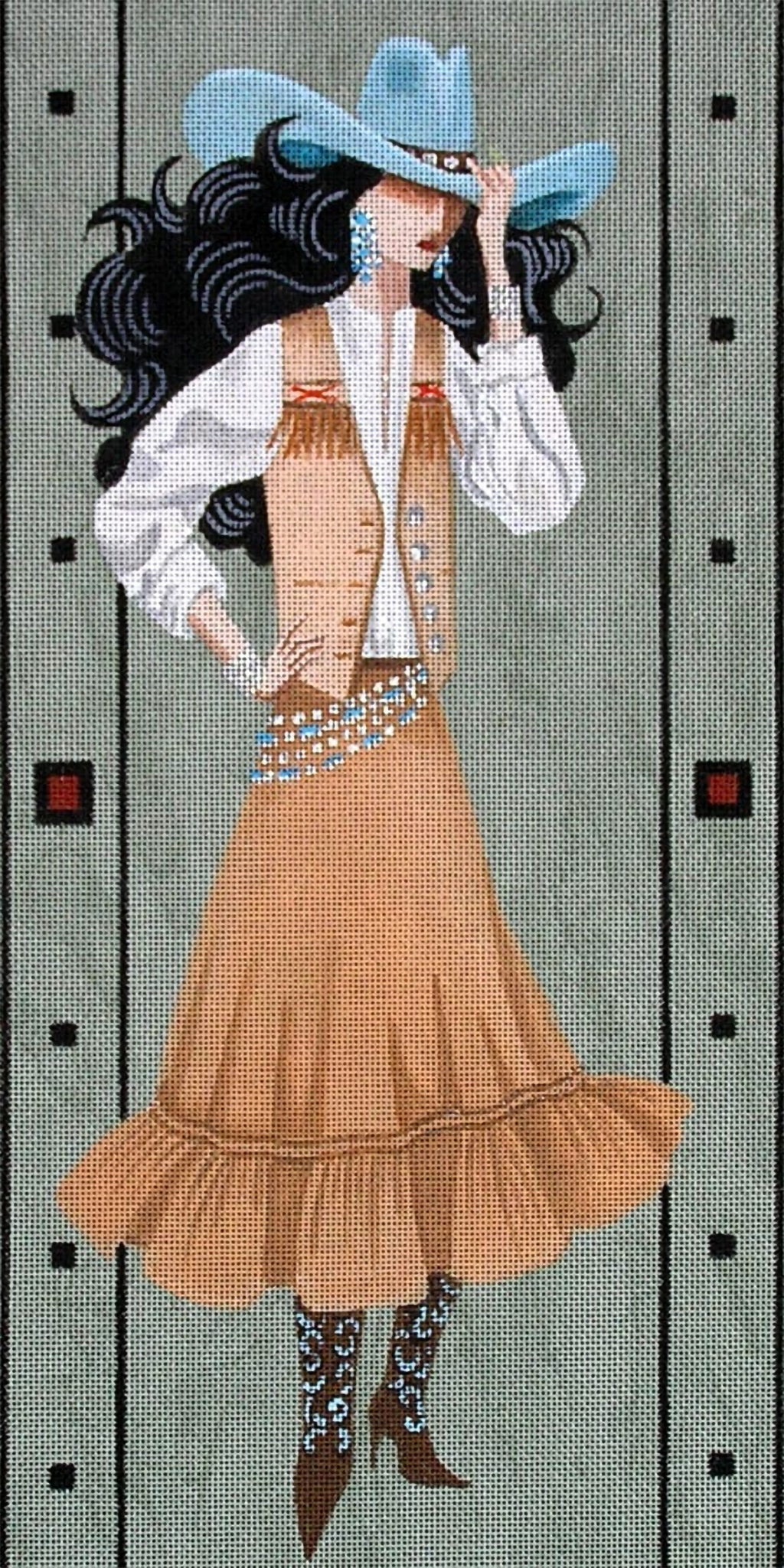 NeedlepointUS Leigh Designs Handpainted Needlepoint Canvases