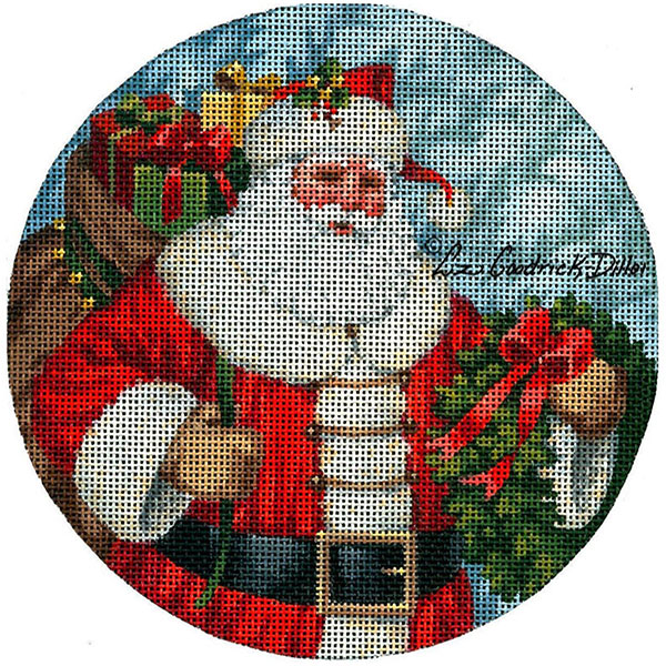 NeedlepointUS Liz GoodrickDillon Hand Painted Needlepoint Christmas